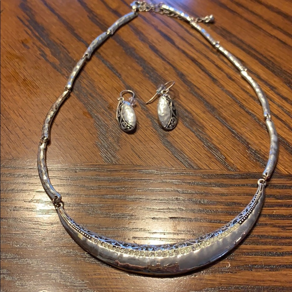 Brighton’s necklace and earrings